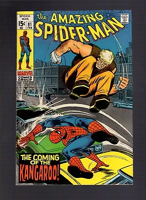 Buy Amazing Spider-Man #81 - 1st Appearance & Origin Kangaroo - Mid Grade Plus Plus • 47.49£