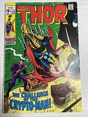 Buy Thor #174 GD/VG 3.0 1970 Crypto Man • 7.12£
