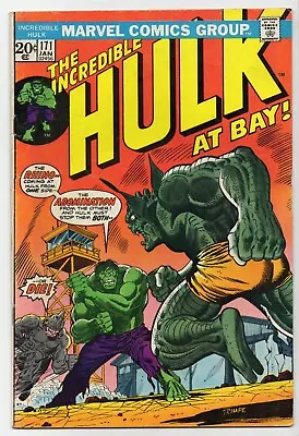 Buy The Incredible Hulk #171 (Marvel 1974) Battle Of Hulk Vs Abomination & Rhino GD • 15.27£