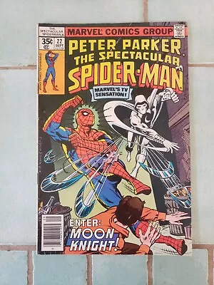 Buy Spectacular Spider-Man #22 (1978) - Early Moon Knight - High/Average Grade • 12.65£