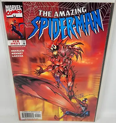 Buy Amazing Spider-man #431 Carnage Cosmic 2nd Appearance *1998* 9.4 • 79.05£