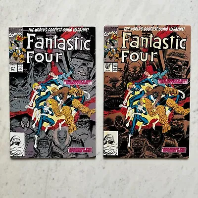 Buy Fantastic Four 347 1st And 2nd Prints Nm 1990 Walt Simonson Art Adams • 10.27£