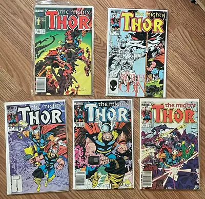 Buy Thor #350, 349, 340, 351, 352 - **FIVE COMIC LOT!** -MARVEL COMICS -1984 • 11.86£