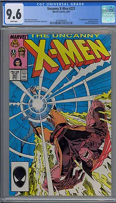 Buy Uncanny X-men #221 Cgc 9.6  1st Mister Sinister • 133.61£