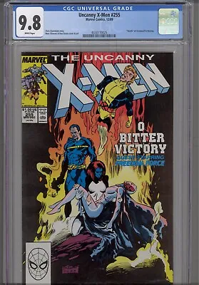 Buy Uncanny X-Men #255 CGC 9.8 1989 Marvel Comics Death Of Stonewall & Destiny • 94.95£