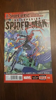 Buy The Superior Spider-Man #32 (2014); 1st Karn; Edge Of Spider-Verse  • 7.91£