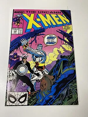 Buy Uncanny X-Men # 248 - 1st Jim Lee X-Men - F/VF Fine Very Fine (Marvel 1989) • 7.92£