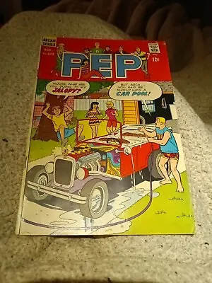 Buy PEP #222 ARCHIE MOOSE DILTON 1968 SILVER AGE COMICS HOT ROD Betty Bikini Pinup • 15.85£