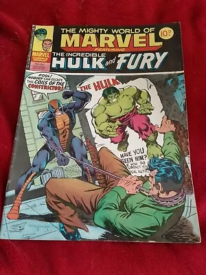 Buy The Mighty World Of Marvel Featuring The Incredible Hulk And Stg Fury #272 1977 • 6£