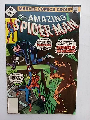 Buy Marvel Amazing Spiderman #175 Bronze Age 1977 Comic Book Punisher Hitman • 10.39£