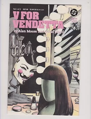 Buy V For Vendetta #1 Dc Comics 1988 Alan Moore David Lloyd Classic High Grade Copy! • 22.38£
