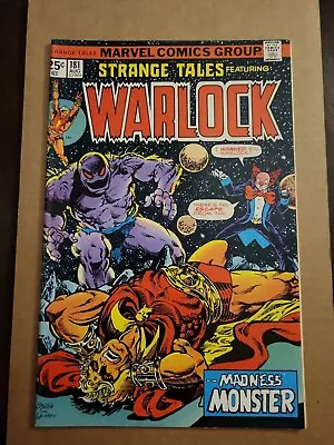Buy Strange Tales 181 FN/VF 2nd App Gamora 3rd App Pip The Troll Warlock Marvel 1975 • 23.71£