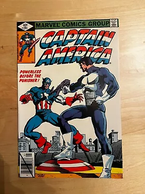Buy Captain America 241 VF-  Classic Punisher Cover • 31.62£