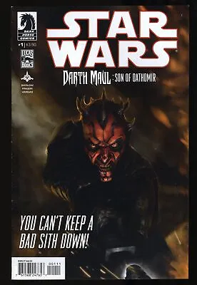 Buy Star Wars: Darth Maul - Son Of Dathomir #1 VF+ 8.5 Barlow Story! Scalf Cover! • 38.63£