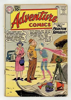 Buy Adventure Comics #283 GD+ 2.5 1961 1st App. Phantom Zone • 229.28£