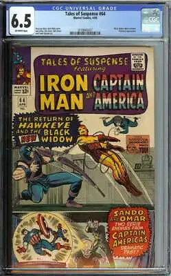 Buy Tales Of Suspense #64 Cgc 6.5 Ow Pages // Black Widow Dons Costume • 111.93£
