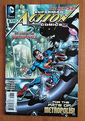 Buy Action Comics #8 - DC Comics 1st Print 2011 Series • 6.99£
