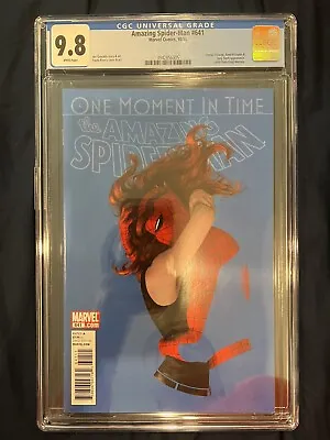 Buy Amazing  Spider-Man  641 (2010) Cgc 9.8  One Moment In Time NEGATIVE SPACE VAR • 236.39£