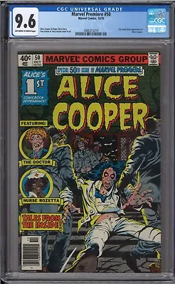 Buy Marvel Premiere #50 - CGC 9.6 - 1st Comic Appearance Of Alice Cooper • 160.11£