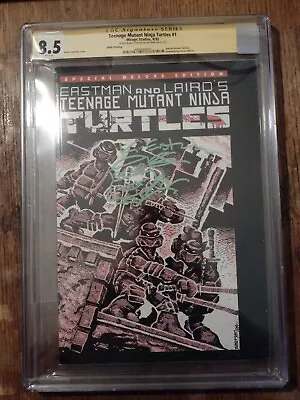 Buy Teenage Mutant Ninja Turtles 1 CGC 8.5 SIGNED BY EASTMAN 6th Print 1992 NM • 355.77£