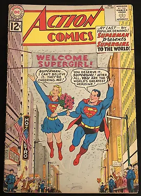 Buy KEY 1962 DC Action Comics #285 Supergirl Introduced Into The World Curt Swan • 75.87£