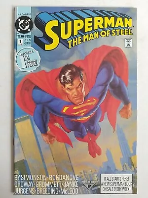 Buy Superman The Man Of Steel (1991) #1 - Very Fine • 4.75£