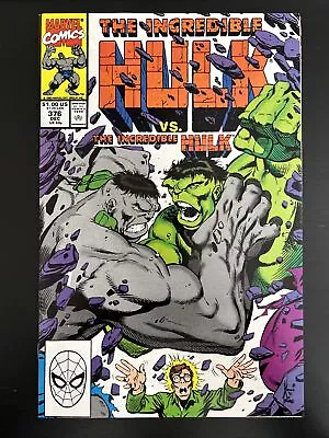 Buy The Incredible Hulk #376 Vs Grey Hulk - 1st Agamemnon Marvel Comics 🔑🔑🔑🔥🔥🔥 • 12.06£