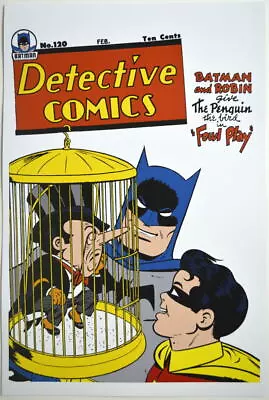 Buy DETECTIVE COMICS #120 COVER PRINT Classic Batman Cover Penguin • 19.91£