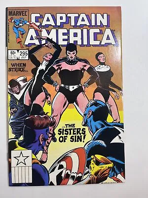 Buy Captain America #295 (1984) 1st Cover App. The Sisters Of Sin In 9.4 Near Mint • 4.96£