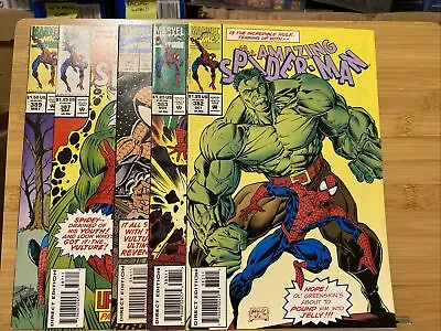 Buy 1993 Marvel Comics The Amazing Spider-Man 5 Book Lot 382, 383, 386, 387, 389 NM • 11.83£