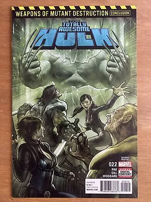 Buy TOTALLY AWESOME HULK # 22 - 2nd Print  - IST APP OF WEAPON H - MARVEL  • 16£