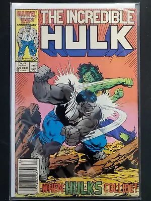 Buy The Incredible Hulk #326 Marvel 1986 VG/FN Comics Book • 2.87£