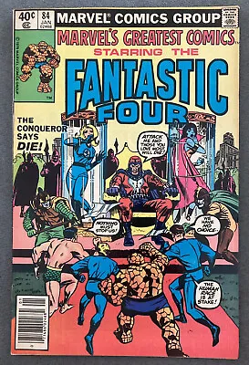 Buy MARVEL Comic Marvels Greatest Comics Starring FANTASTIC FOUR #84 January 1980 FN • 6.35£