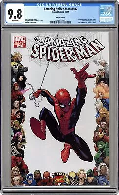 Buy Amazing Spider-Man #602B McKone 1:10 Variant CGC 9.8 2009 0308011047 • 70.70£