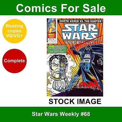 Buy Star Wars Weekly #68 Comic - VG/VG+ 13 June 1979 - Marvel UK • 3.49£