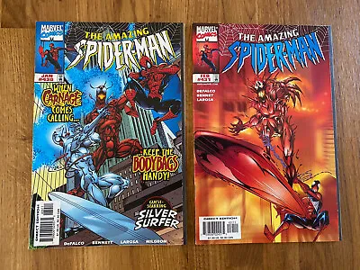 Buy THE AMAZING SPIDER-MAN #430/#431 - MARVEL COMICS - 1998 - 1st COSMIC CARNAGE • 75£