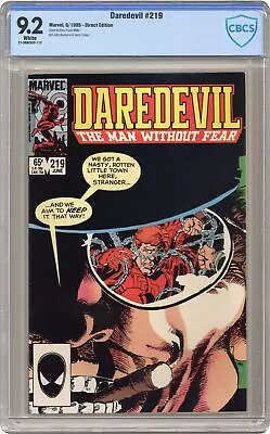 Buy Daredevil #219 CBCS 9.2 1985 21-3B8C92F-112 • 26.09£