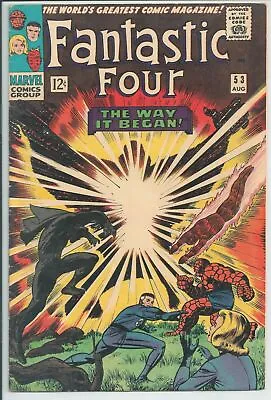 Buy Fantastic Four	#53, FN+ 6.5, 1st Appearance Klaw; 2nd Black Panther • 106.48£