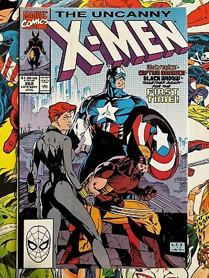 Buy Uncanny X-Men #268 - Direct Ed.  Marvel - Sep 1990.  Wolverine/Cap/Widow.  VF+ • 18.97£