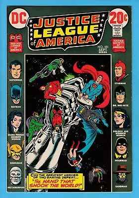 Buy JUSTICE LEAGUE Of AMERICA # 101 VFN (8.0) JSA X-OVER - HIGH GRADE CENTS DC- 1972 • 6.60£