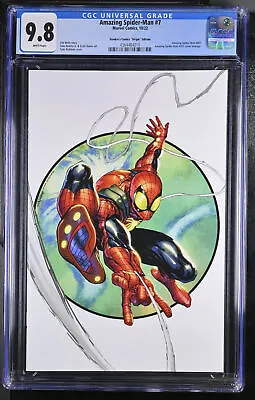 Buy Amazing Spider-Man #7 (10/2022) - Tyler Kirkham ASM 300 Homage Virgin CGC 9.8 • 22.99£