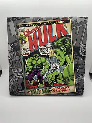 Buy Artissimo Marvel Incredible Hulk #156   Cover Canvas Wall Art 10  X10  2017 • 13.27£