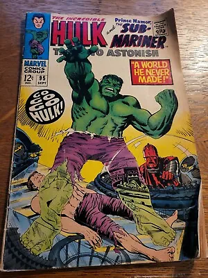 Buy Tales To Astonish #95 (1967) Sub-Mariner And The Incredible Hulk Silver Age  • 17.13£