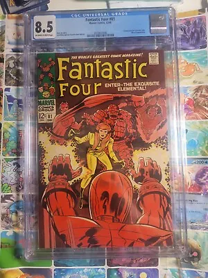 Buy Marvel Comics. Fantastic Four. # 81. 1968. Crystal Joins • 80£