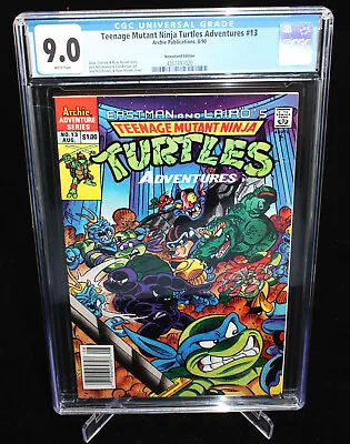 Buy Teenage Mutant Ninja Turtles #13 (CGC 9.0) Archie Comics, Newsstand - 1990 • 31.53£
