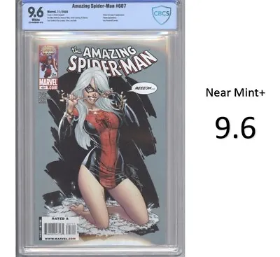 Buy Amazing Spider-Man #607 -Key & Iconic J. Scott Campbell Cover -CBCS 9.6-New Slab • 148.63£