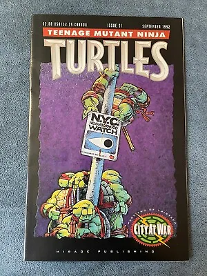 Buy Teenage Mutant Ninja Turtles #51 1992 TMNT Kevin Eastman Laird Jim Lawson VF+ • 39.43£