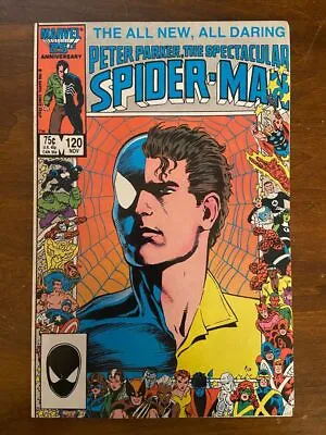 Buy SPECTACULAR SPIDER-MAN #120 (Marvel, 1976) F+ Anniversary Cover • 4.74£