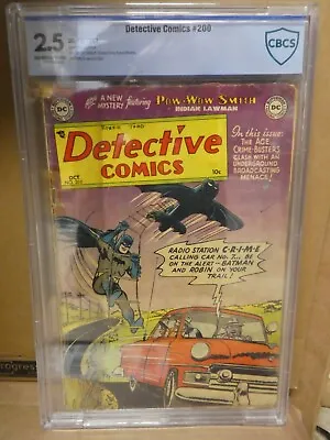 Buy Dc Batman  Detective Comics CBCS Cgc 2.0 200  Justice League 1952 • 449.99£