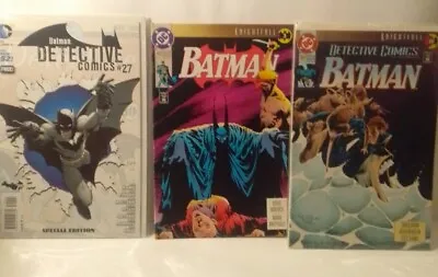 Buy Lot Of Batman Detective Comics #27 Special Edition (2015) #493( 2007) #663 (1993 • 13.37£